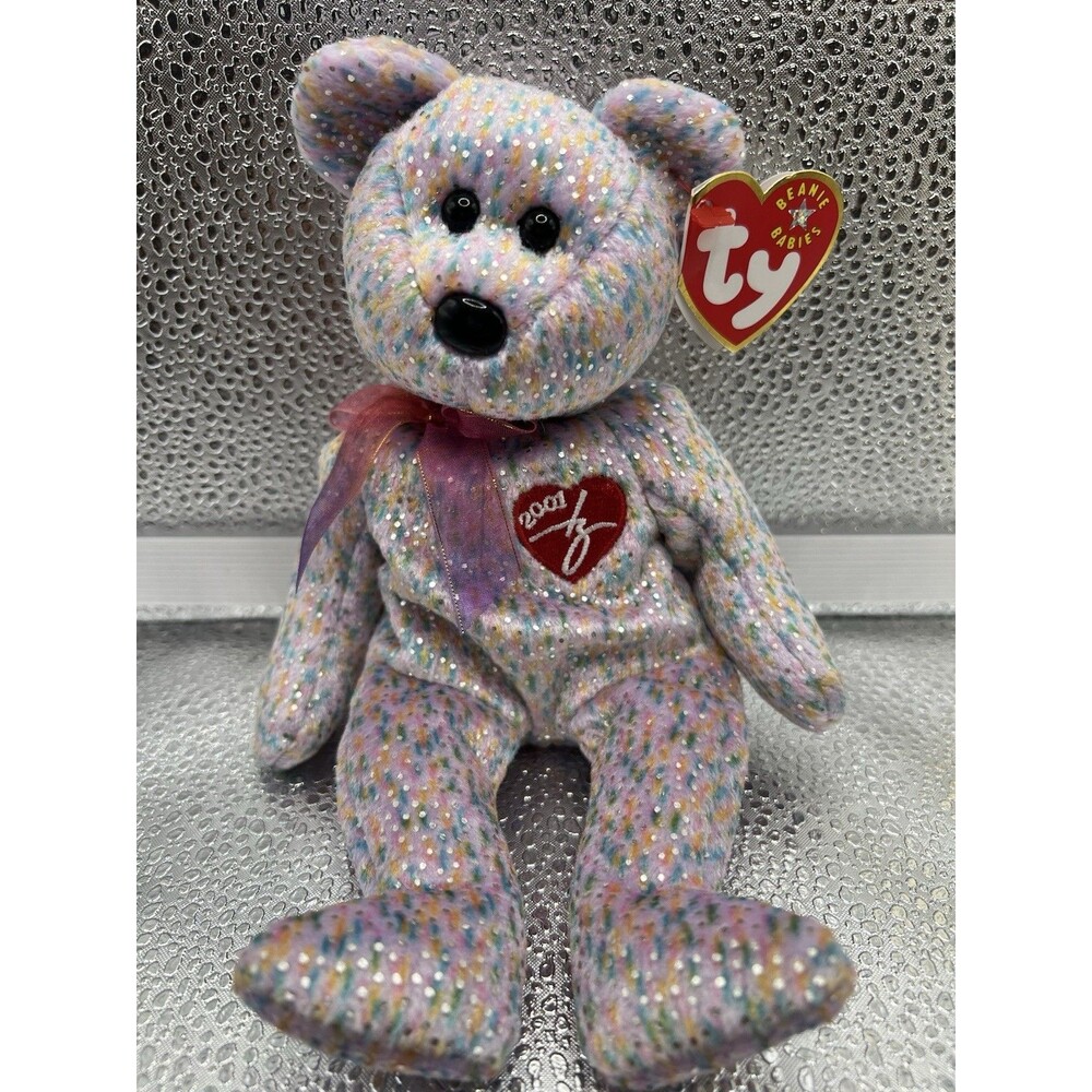 Ty Beanie Baby 2001 Signature Teddy - MWMT